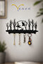 Black Goose and Nature Black Metal Keychain 🦆   Modern Wall Decor Key Holder with Hanger | |   Key Hanger Wall Key Holder Decorative Hanger Key Organizer Entrance Hall Decoration Hallway - 4