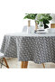 diameter120cm Round Tablecloth 120/150cm Washable Table Cloth Decorative Table Cover Indoor Holiday - 2