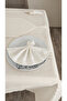 Colber Stripe Detailed Tablecloth Cream 8 Person 18 Piece Table 160X180 160X350 - 3