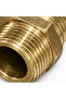 Brass Yellow Nipple 3/8 Inch - 2