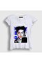 Women's White Poster Keonho K-Pop Cortis T-Shirt 618682Tt