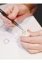 1Set Precision Anti-Static Curved Straight Tweezers 10Pcs/Set Stainless Steel Industrial Repair Tool - 7
