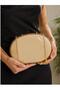 Skin Color Rustic Material Design Evening Dress Clutch Chain Strap Hand-Held Wedding Engagement Evening Bag - 2