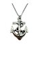 Modern Design Unisex Necklace with Sailor Anchor Figure – Stylish, Original and Minimal Detailed