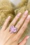 Pink Enamel Heart Ring – a Symbol of Elegance, Love, and Feminine Energy