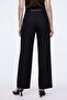 Slim Belt Draped Fabric Trousers - 4