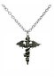 Unisex Necklace with Sword, Bat and Snake Figures – Gothic Power and Mystery Themed Design with 60 cm Chain - 2