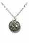 Mayan Calendar Figured Unisex Necklace – 60 cm Chain, Ancient Civilization Themed Design