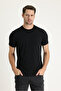 Crew Neck Slim Fit Slim Fit Embroidered T-Shirt - 2