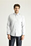 Long Sleeve Slim Fit Classic Non Iron Satin Cotton Shirt