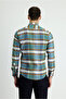 Long Sleeve Slim Fit Slim Fit Plaid Lumberjack Cotton Shirt - 2