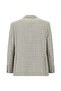 4 Drop Relaxed Fit Comfortable Cut Classic Plaid Jacket - 2