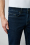 Slim Fit Slim Fit Cotton Lycra Flexible 4 Season Denim Trousers - 5
