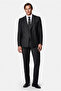 4 Drop Relaxed Fit Comfortable Cut Pointed Collar Elastic Waist Wool Patterned Double Breasted Suit - 5