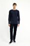Crew Neck Regular Fit Wool Knitwear Sweater - 3