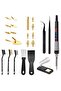 3D Printing Finishing Tool Kit 80W Soldering Iron & Heat Insert Brass Nut Kit Tweezers Heat-Set N...