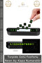 # Numberer In-Car Magnetic Stylish Design Parking Phone Number Hider Neon On/Off Number Display - 4