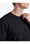 Regular Fit Modal Blend Crew Neck Short Sleeve Basic Sports T-Shirt - 4