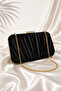 Pilse Patterned Evening Dress Bag Pleated Pattern Evening Dress Bag, Clutch Portfolio Handheld Evening Wedding Engagement Evening Dress Bag