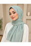 حواف أسطوانية شال موسلين بلون سادة 90x190 سم - 3