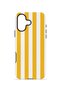 iPhone 16 Plus Vorian Double Layer Case Golden Riviera Stripe - 4