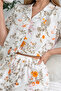 Women's 100% Cotton Shorts Pajamas Set 19118 - 2