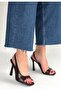 Janta Brown Skin Volume Heeled Shoes - 2