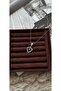 Black Enamel North Star Steel Necklace - 2