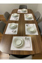 12 Piece Supla & Napkin Dowry Set – White Supla Set for 6 People, Stain Resistant