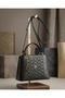 Mother / Women's / Embroidered / Shoulder Bag / Gold Accessories / 3 Compartments / Long Strap / Handbag - 2
