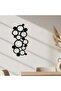 منحوتة أكريليك - دوائر - AC-312026018-مقاس 70*35 - أسود