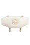 cervical massager, heating function, rechargeable, beige