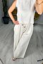 Linen Trousers Blouse Set - 7