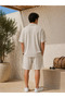 Men's Top and Bottom Ottoman Set - 3