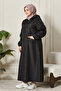 Women's Plus Size Hooded Zipper Long Coat - 5