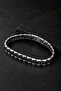 Men's Stainless Steel Bracelet with Black Detail Chain Model Modern Stylish Durable Design - 5