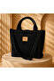 Women's Denim Black Bag with Shoulder Strap