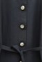 Lena Set with Watermelon Sleeves and Tie-Waist Pants - Black - 7