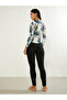 Pack of 2 - Full Sleeve Printed Burkini and Pre Stitched Wrap Skirt Set - 7