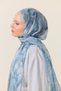 Aveline Soft Cotton Shawl - Blue - 2