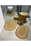 Straw Jute 6 Piece Bathroom Set