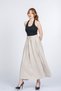 Women's Summer Stone Pure Lady Elastic Waist Long Skirt Stylish Daily Comfortable 6782 - 3