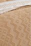 Alya Modern Chenille Jacquard Dowry Set Double King Size Pique Cover Set / Bedspread Set 3 Pieces - 4