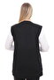 Women's Buttoned Pocketed V-Neck Casual Summer Combed Cotton Mother Vest - 4