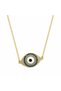 316L Stainless Steel Evil Eye Beaded Eye Pendant Gift for Women Gold Color - 2