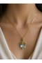 Blue Heart Women's Necklace Gift 316L Stainless Steel Luminous Stylish Design - 2
