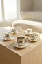 Lilietta 6-Person Porcelain Coffee Cup Set - 90 ml