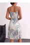 Women's Yoryo Satin Short Dress - 2