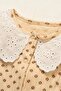 100% Cotton Baby Girl 3-Piece Booties and Romper Set with Floral Pattern - 5