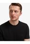 Black Slim Fit Crew Neck Knitwear T-Shirt 50320807-Vr046 - 2